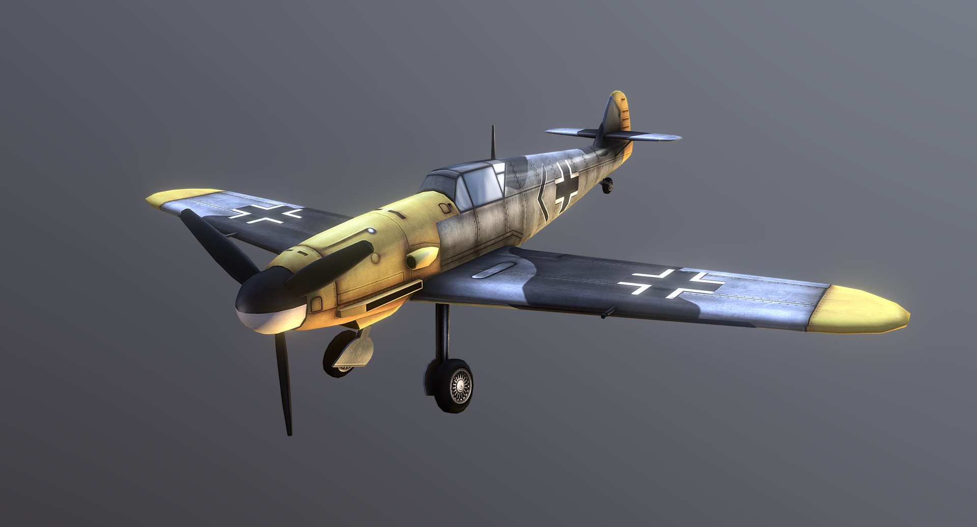 messerschmitt bf 1093d模型