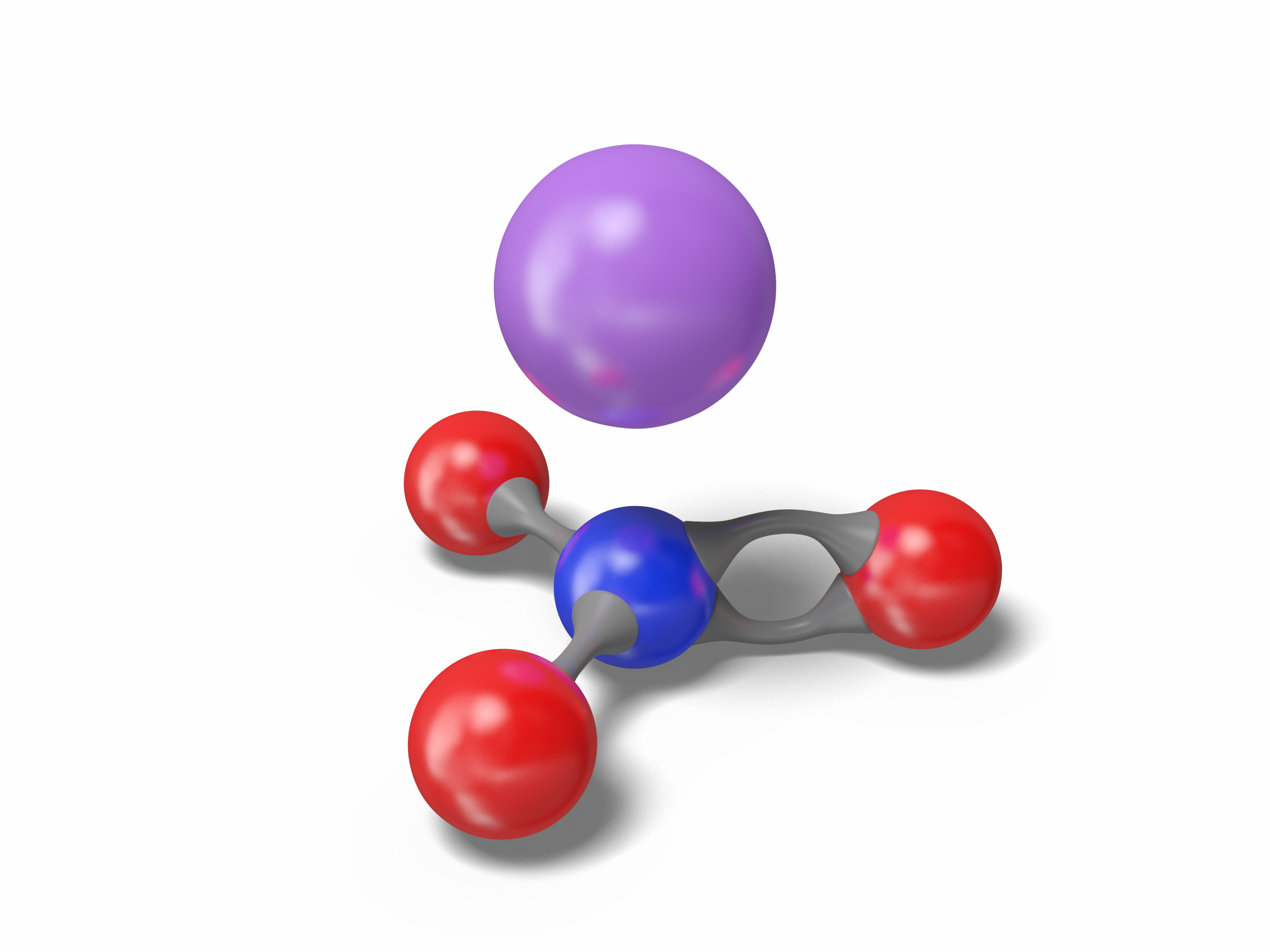 Kn3 Azotan potasu Molekularny KNO3 Model 3D - TurboSquid 1542668