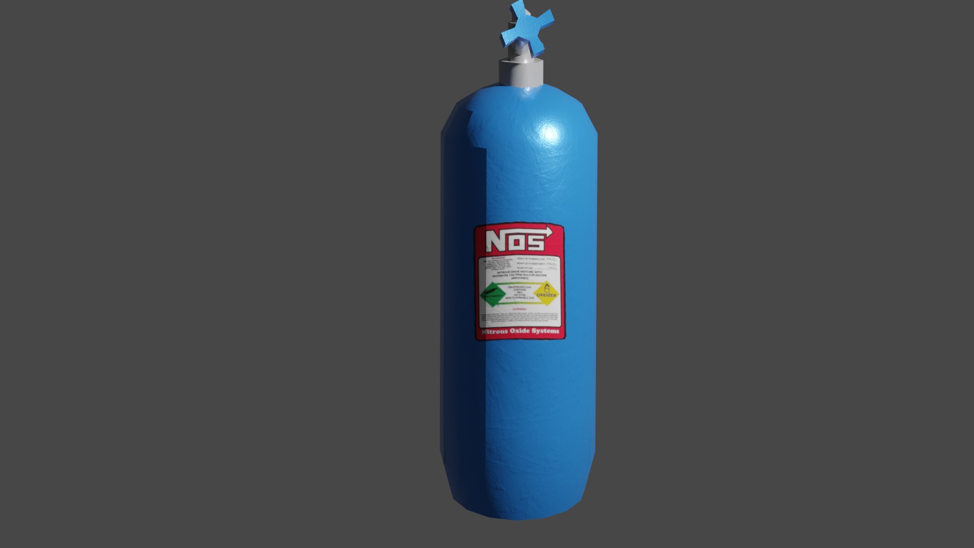 Nitrous bottle 3D model TurboSquid 1543025