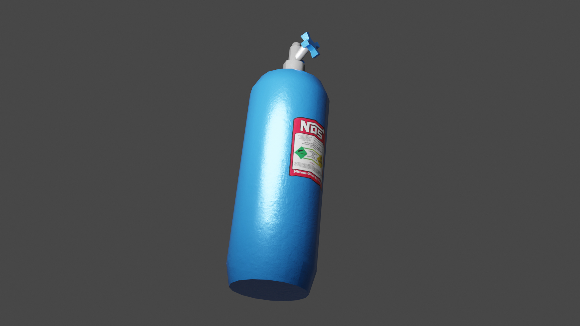 Nitrous bottle 3D model TurboSquid 1543025