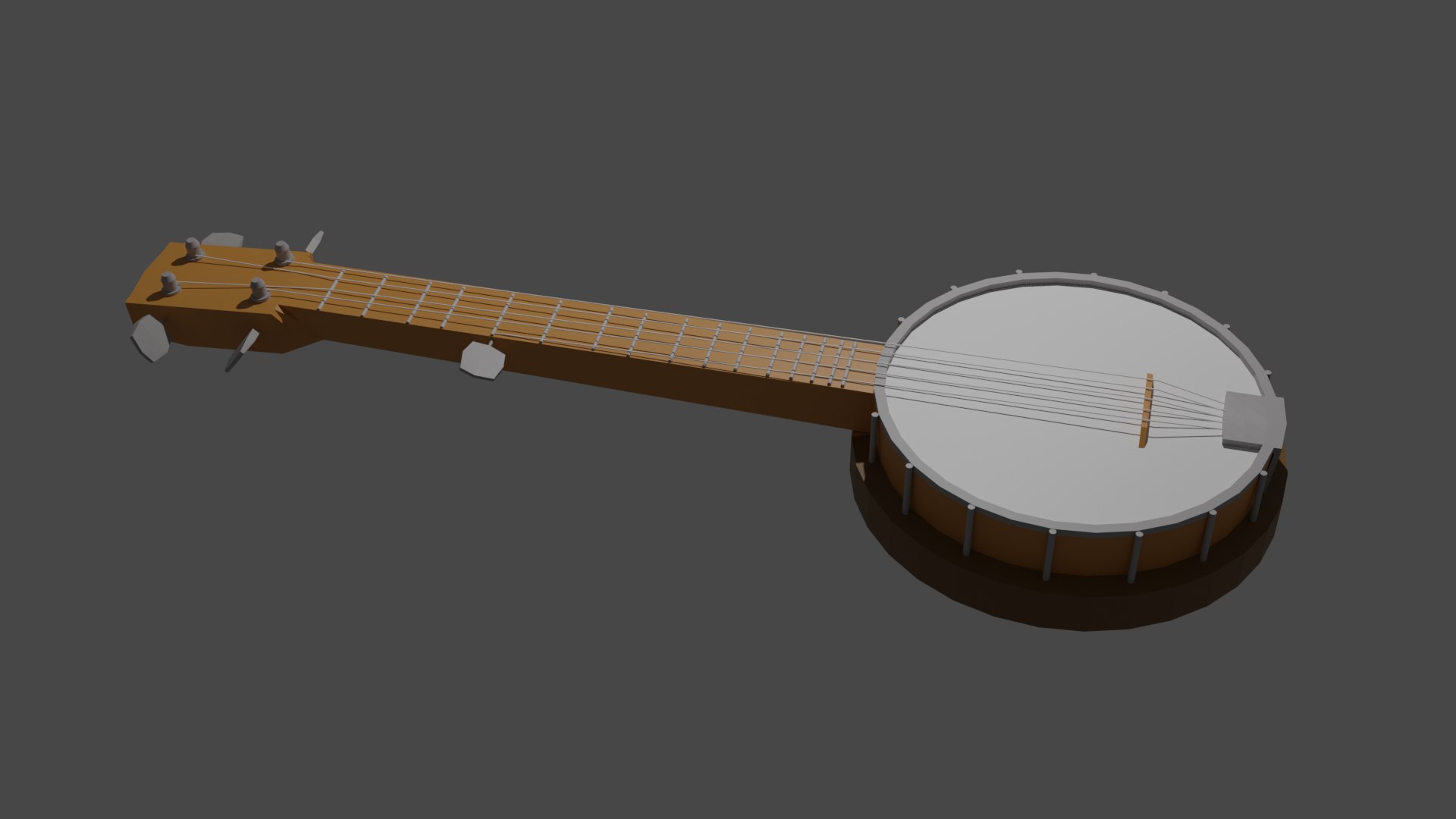 Free 3D banjo model TurboSquid 1543153