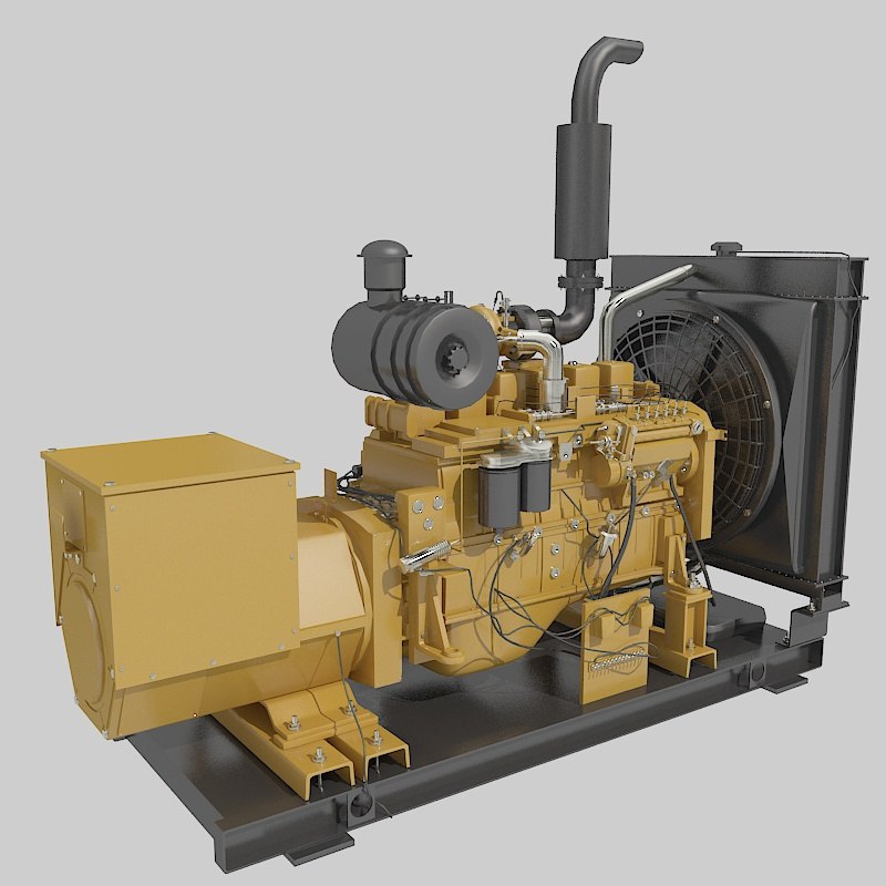 Power generator 3D model - TurboSquid 1543233