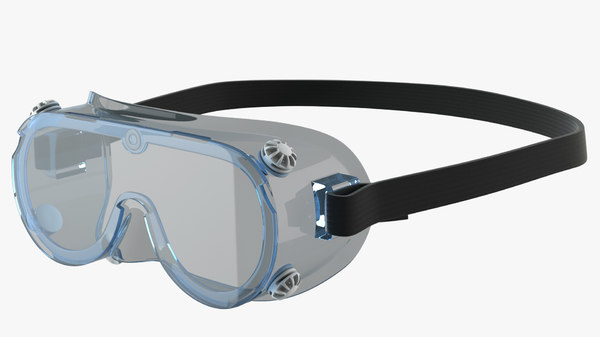 modelo 3d Gafas protectoras médicas 3M - TurboSquid 1543258