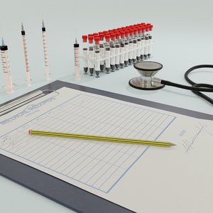 3D model medical kit
