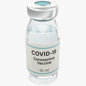 vaccine bottle 3D