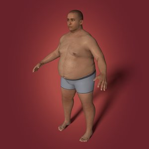 fat man 3D model