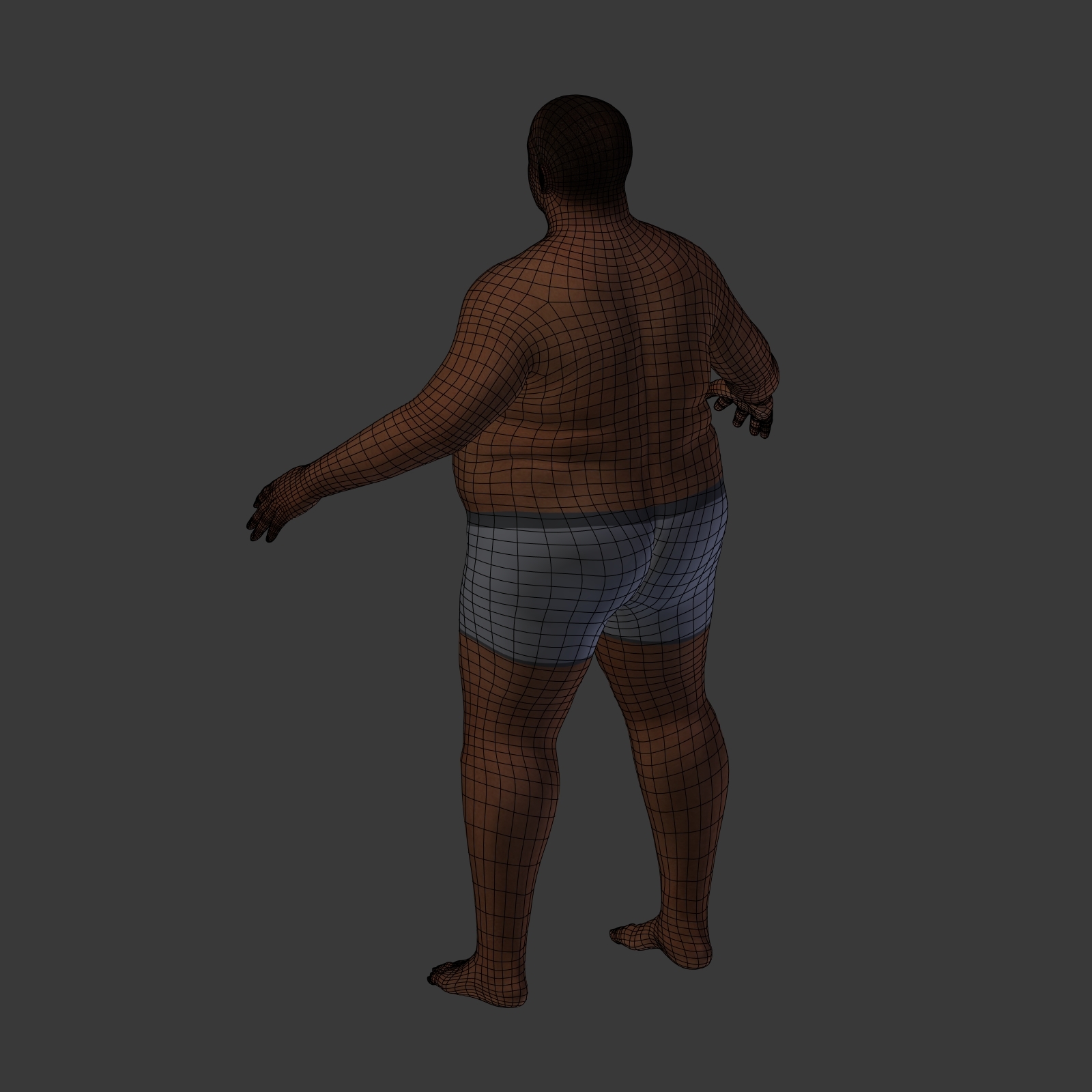 3d Fat Man - Turbosquid 1543707