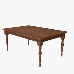 table wood model