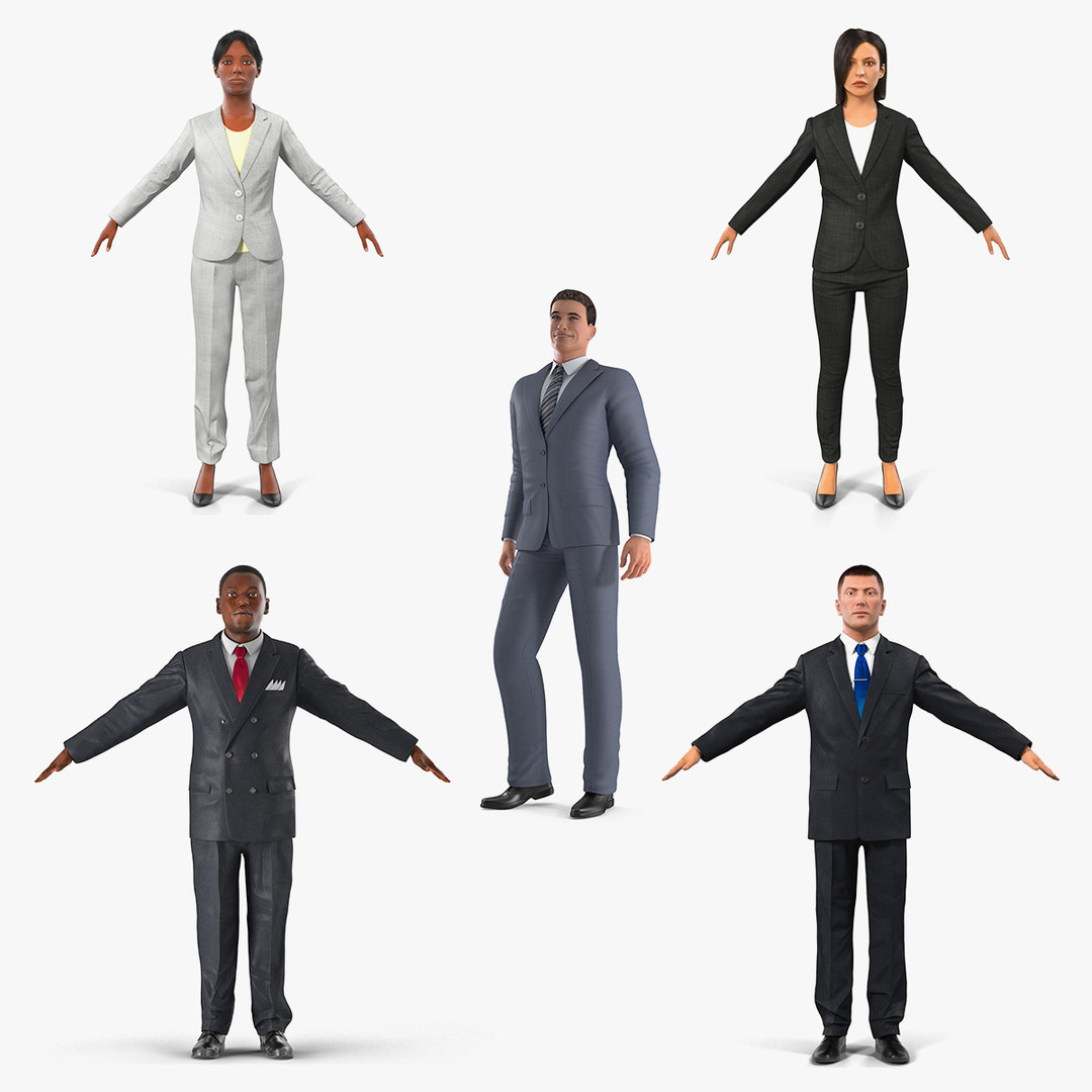 3D model business people 3 TurboSquid 1543805