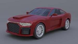 3D car generic muscle model