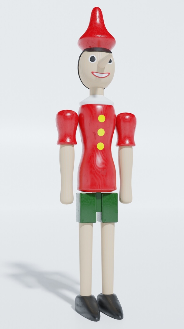 3d Puppet Pinocchio Model - Turbosquid 1543919