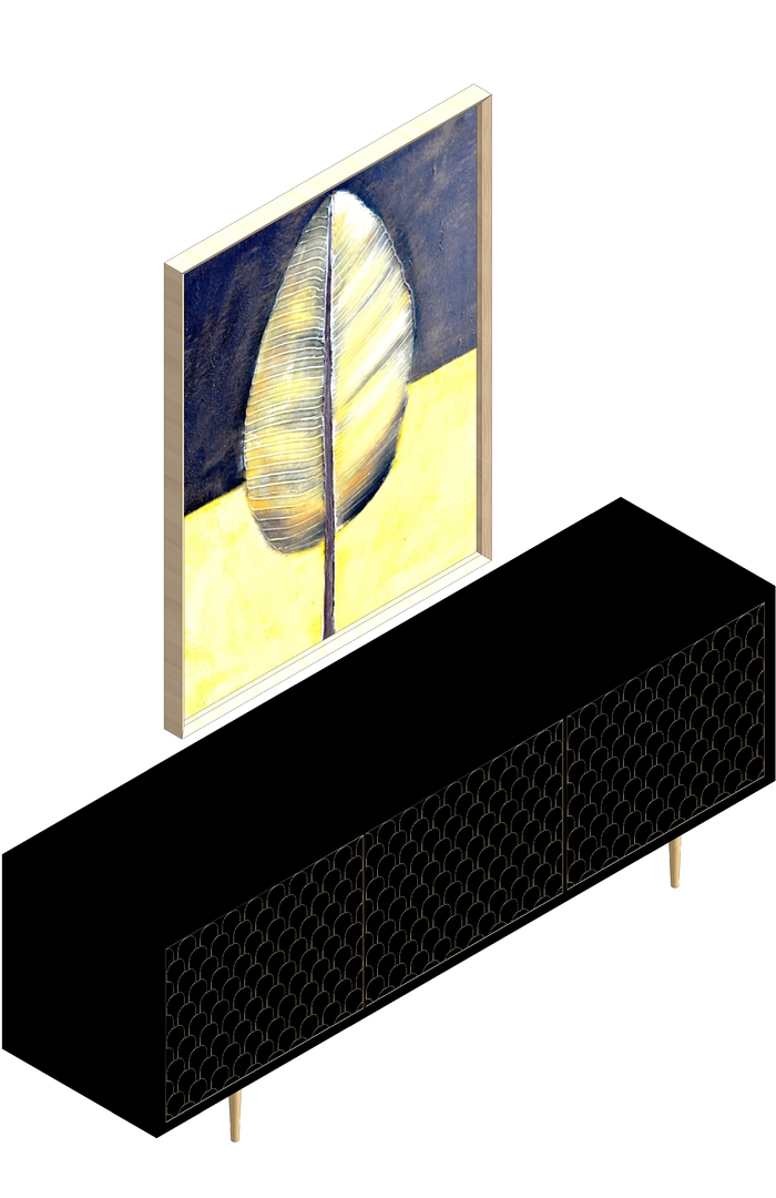 Revit dresser 2 model TurboSquid 1544077