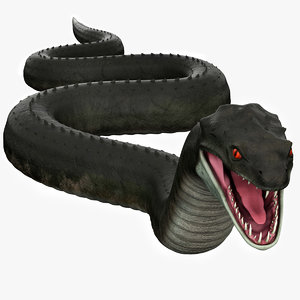 snake monster 3D model