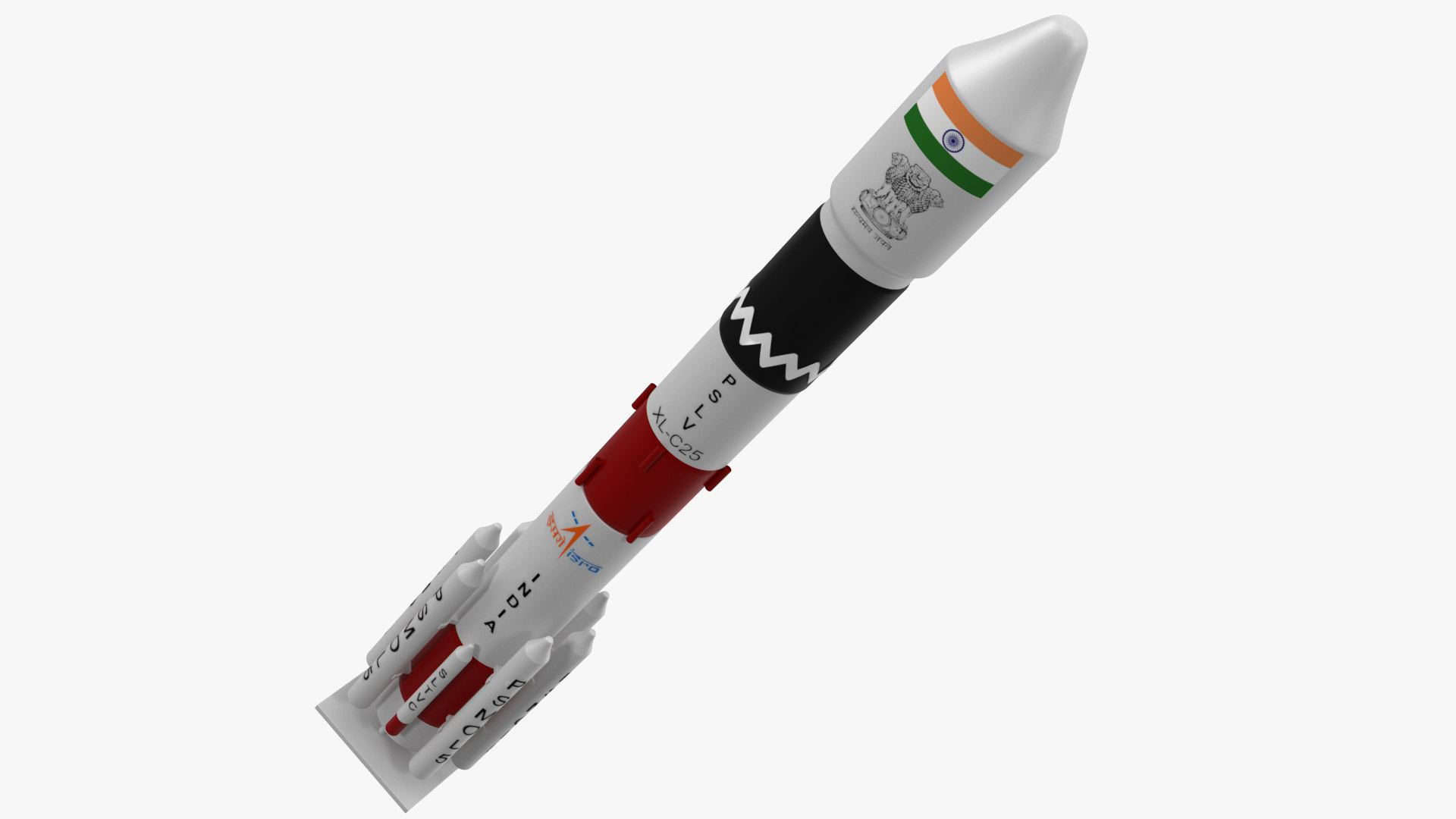 3D pslv rocket TurboSquid 1544232