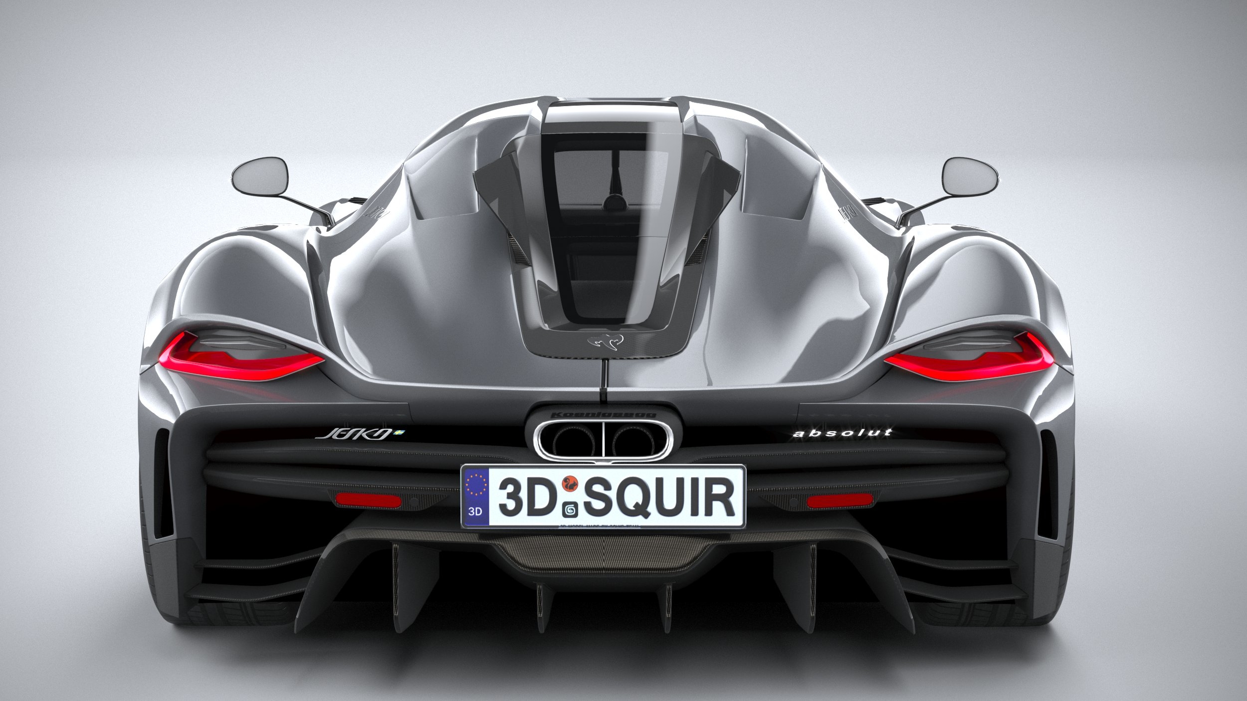 Koenigsegg jesko absolut model - TurboSquid 1544327