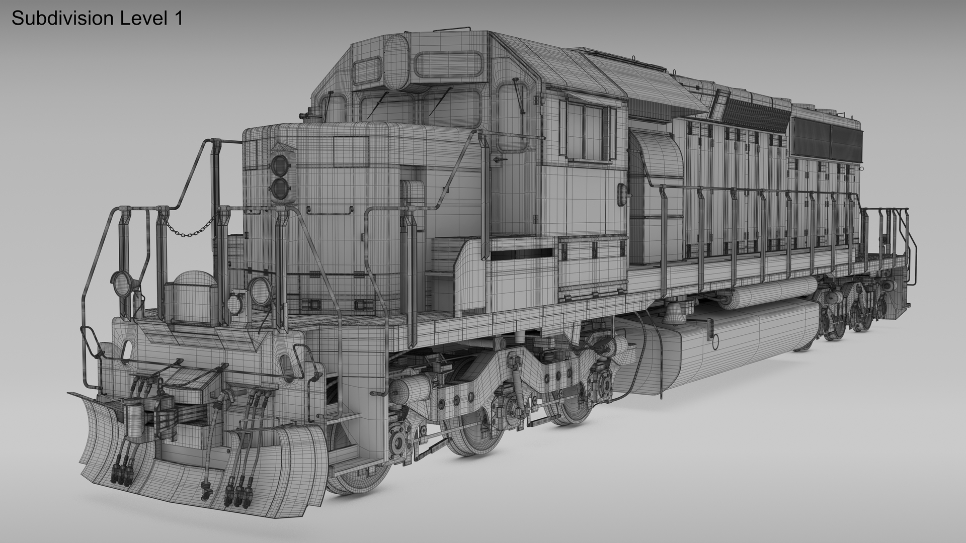 3D model locomotive sd40-2 cn sd40 - TurboSquid 1544766