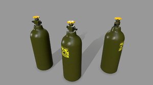 3D oxygen tank