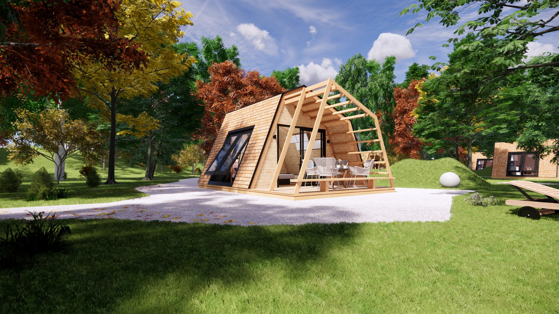 Modern glamping pod tiny 3D - TurboSquid 1544443