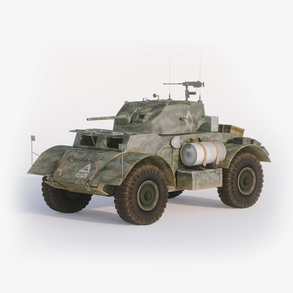 Armored car staghound 3D model - TurboSquid 1544644