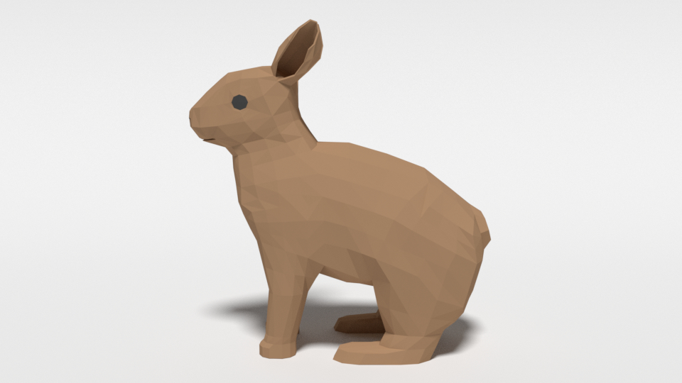 Rabbit quads blender model - TurboSquid 1544629