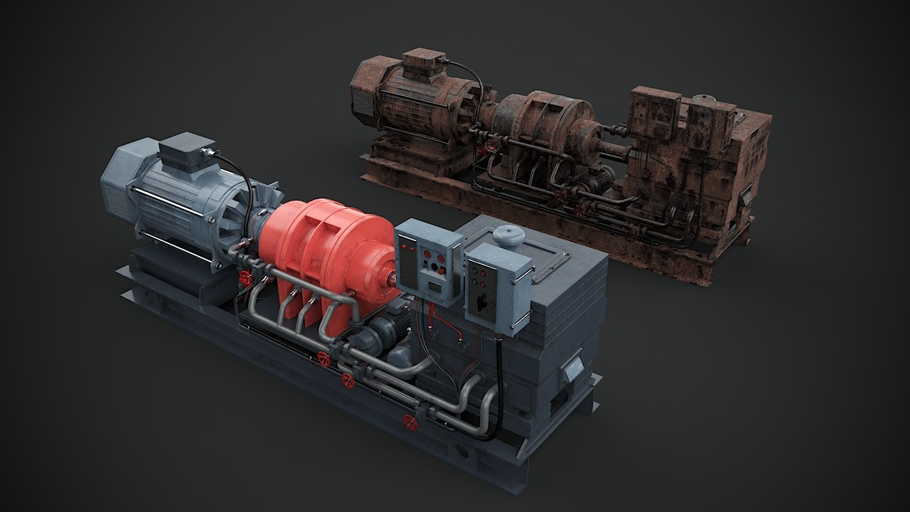 Machinery device industrial 3D model TurboSquid 1544844