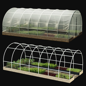 3D model greenhouse