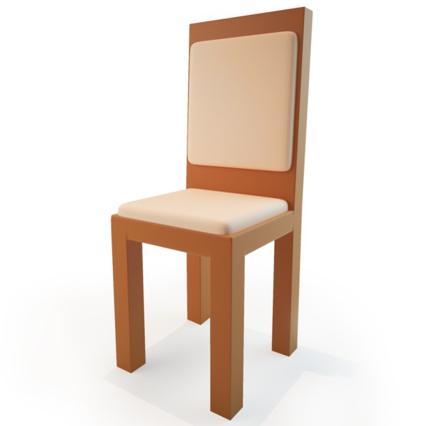 cartoon chair 3d model