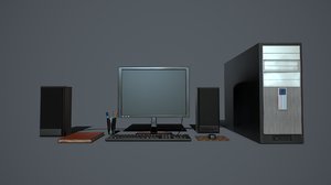 pbr computer 3D model