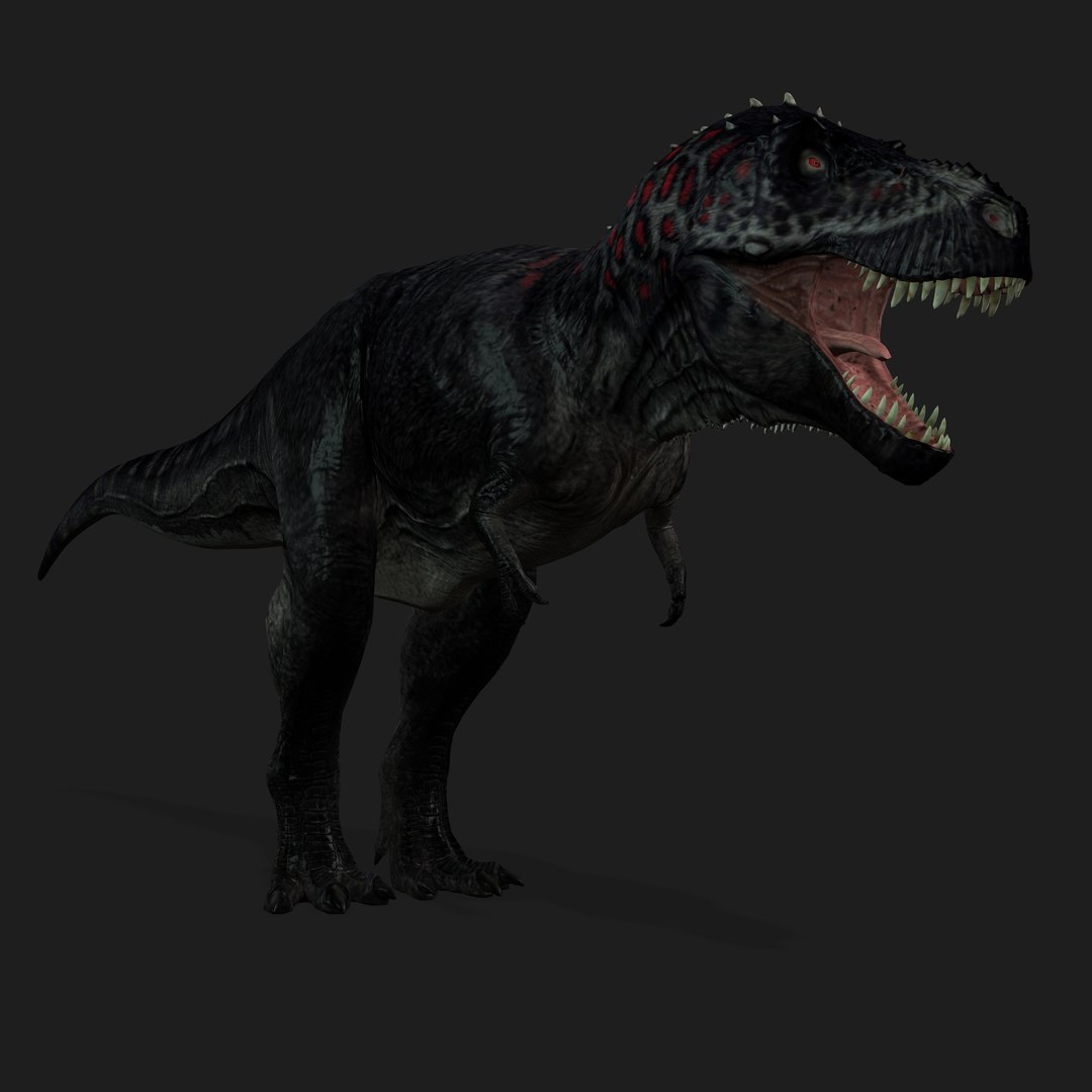 tyrannosaurus 3d view