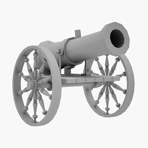 medieval cannon model