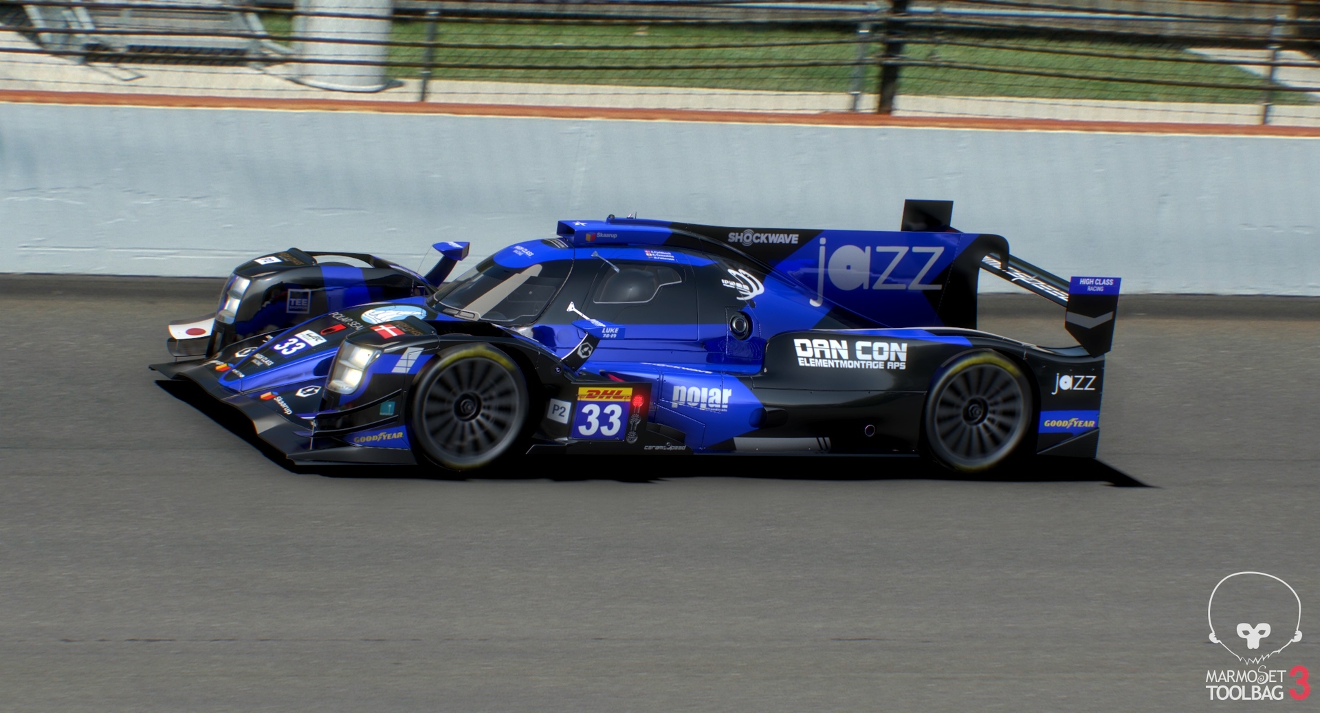 3D class racing wec lmp2 model - TurboSquid 1545453