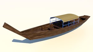 3D authentic boat model