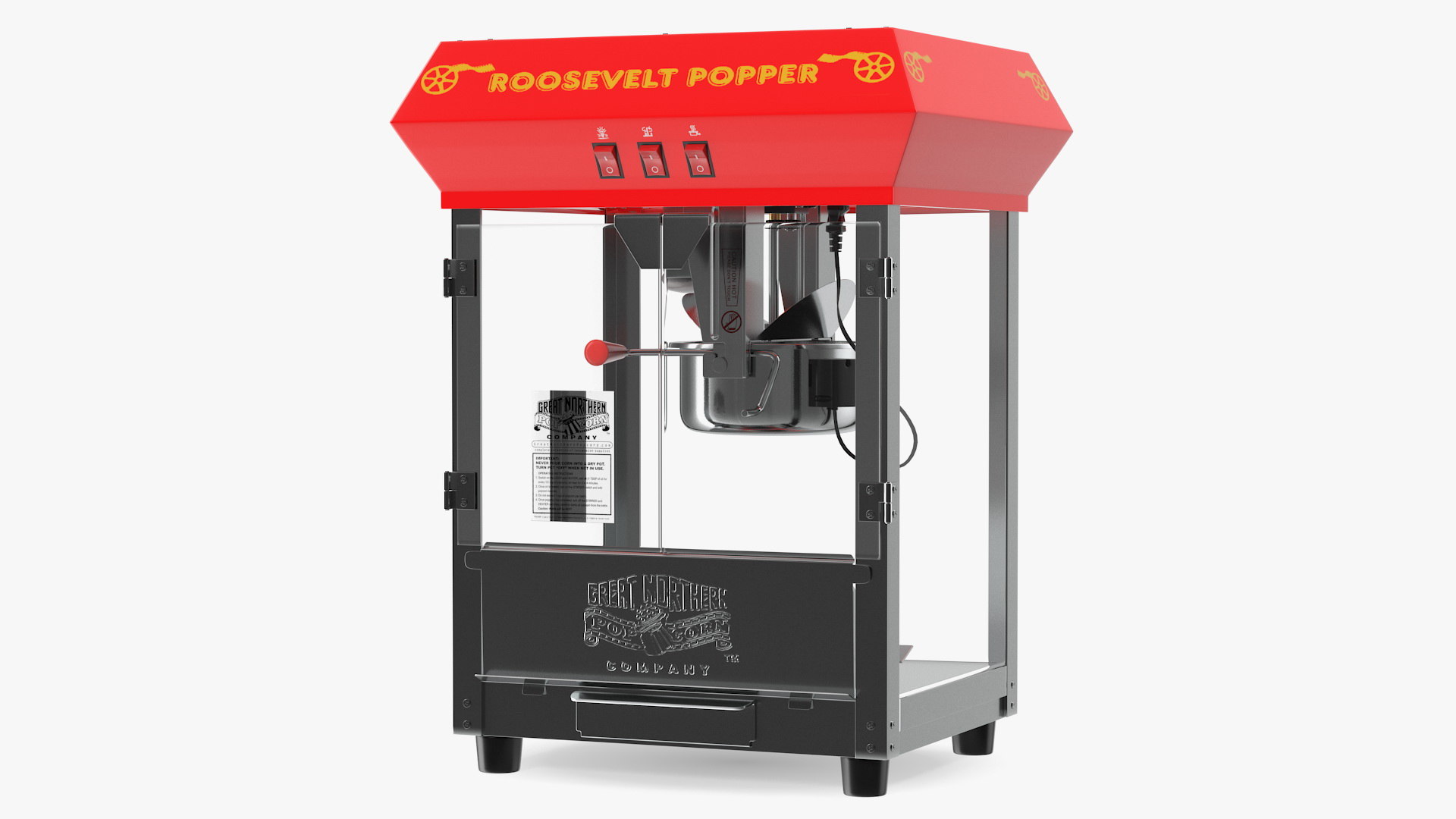Popcorn machine great northern 3D model TurboSquid 1546171