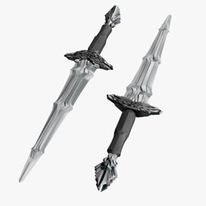 3D fantasy sword model