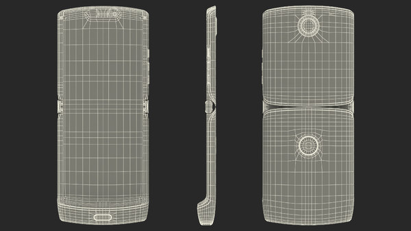3d Razor Phone 3D bronze razr flip phone model - TurboSquid 1546053