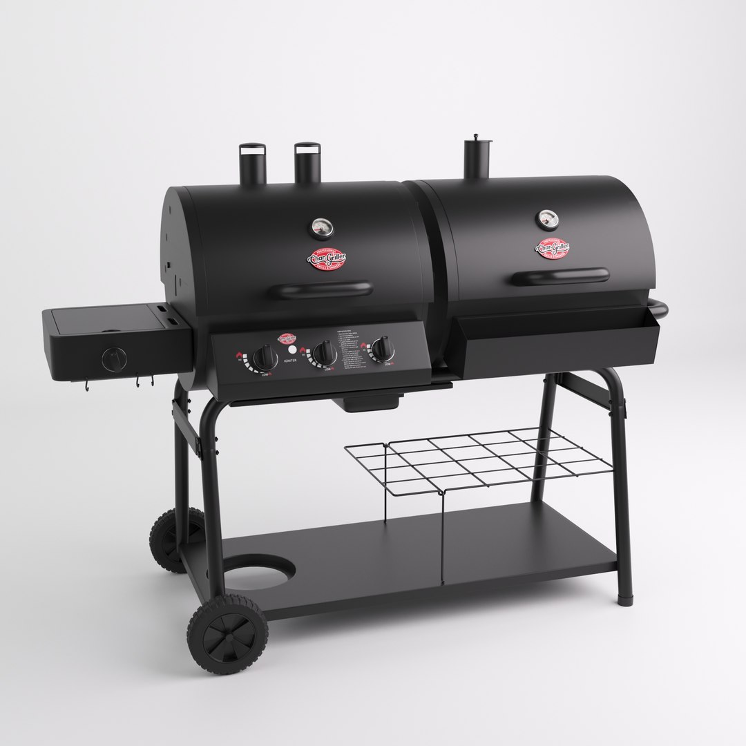 Chargrill grill duo 3D TurboSquid 1546043