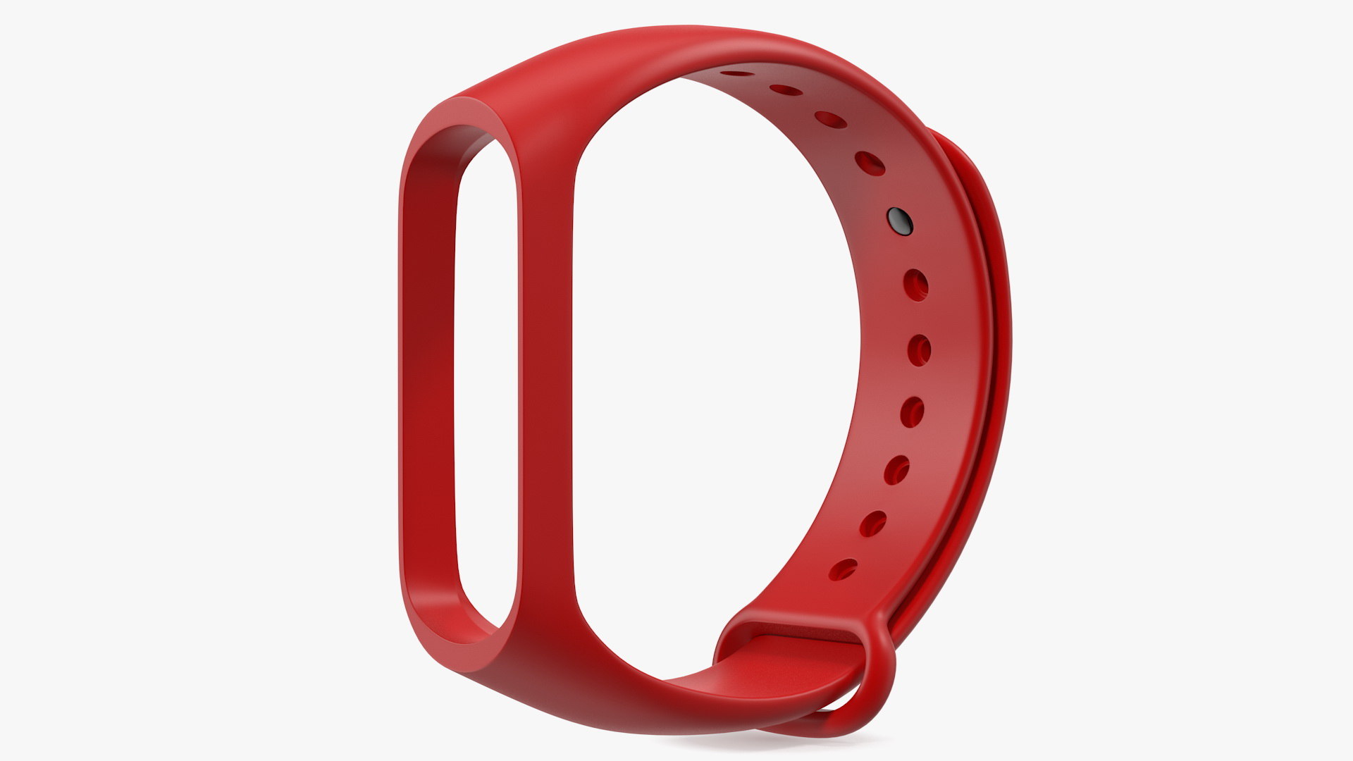 3D silicone strap fitness tracker TurboSquid 1546434