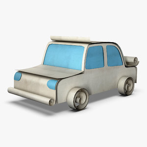 car sedan paper v 3D model