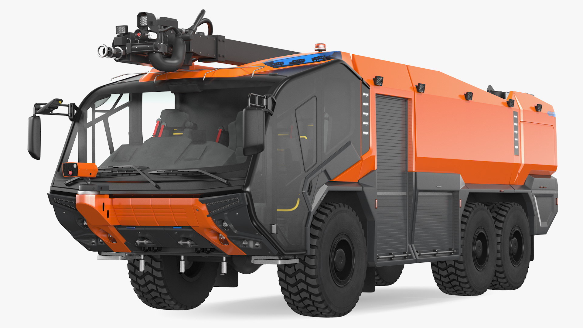 Firefighting truck 6x6 3D TurboSquid 1546309