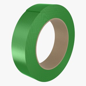 3D realistic polyester strapping