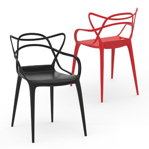 kartell master chair 3D model