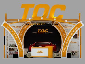 3D toc exhibition 6x6 model