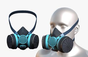gas mask 3D model