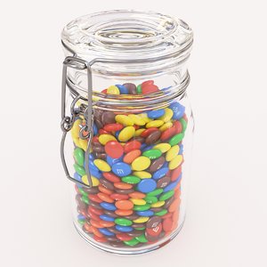 candy jar m ms model