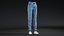 realistic women s jeans 3D