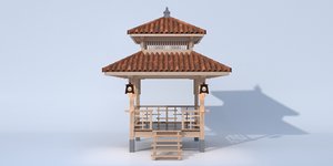 traditional tea house 01 model