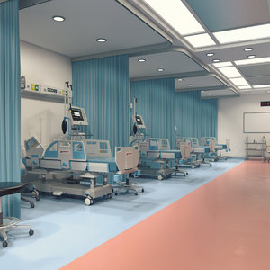 3D hospital ward