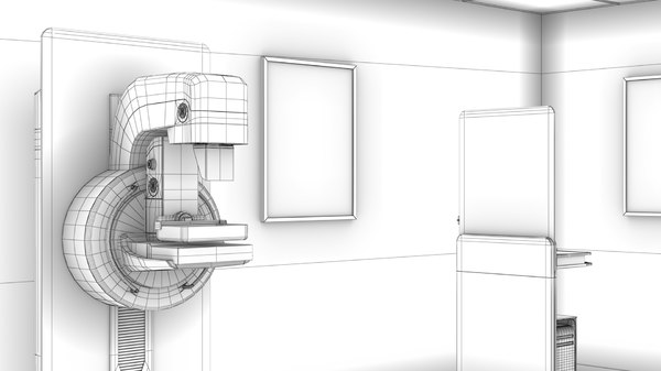 3d Model Mammography Room