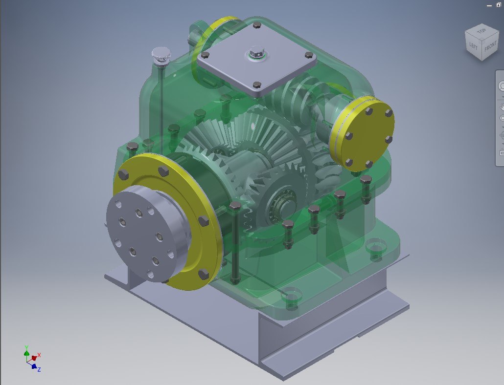 3D model worm gearbox differential TurboSquid 1546655