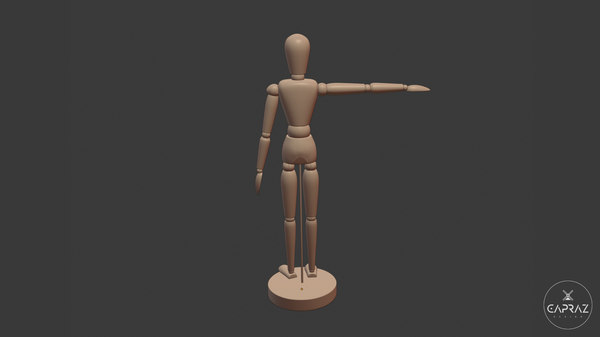 drawing mannequin 3d model